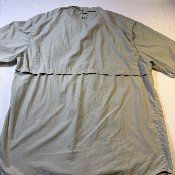 North River Outfitters Shirt XL Olive Short Sleeves 2 Pocket Outdoors‎ Gorpcore - Picture 8 of 8